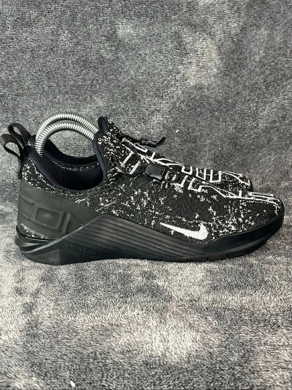 Nike React Metcon Mens 6.5 Womens 8 Black White Training Shoes BQ6044-010